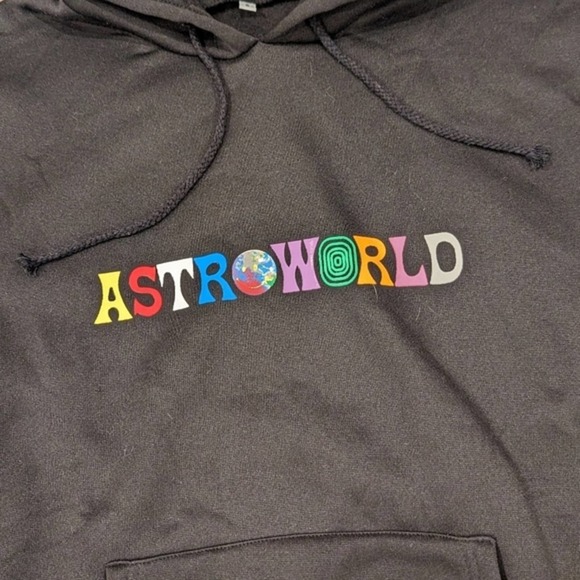 ASTROWORLD Travis Scott Hoodie Unisex size Small - Picture 2 of 5